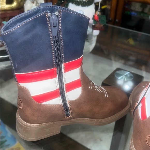 Pawz Little & Big Boys Cowboy Western Boots - Picture 6 of 9